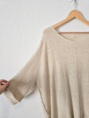 Easel Textured Slouchy Sweater (M)