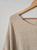 Easel Textured Slouchy Sweater (M)