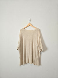 Easel Textured Slouchy Sweater (M)