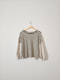 Hayden Striped Long Sleeve Tee (M)