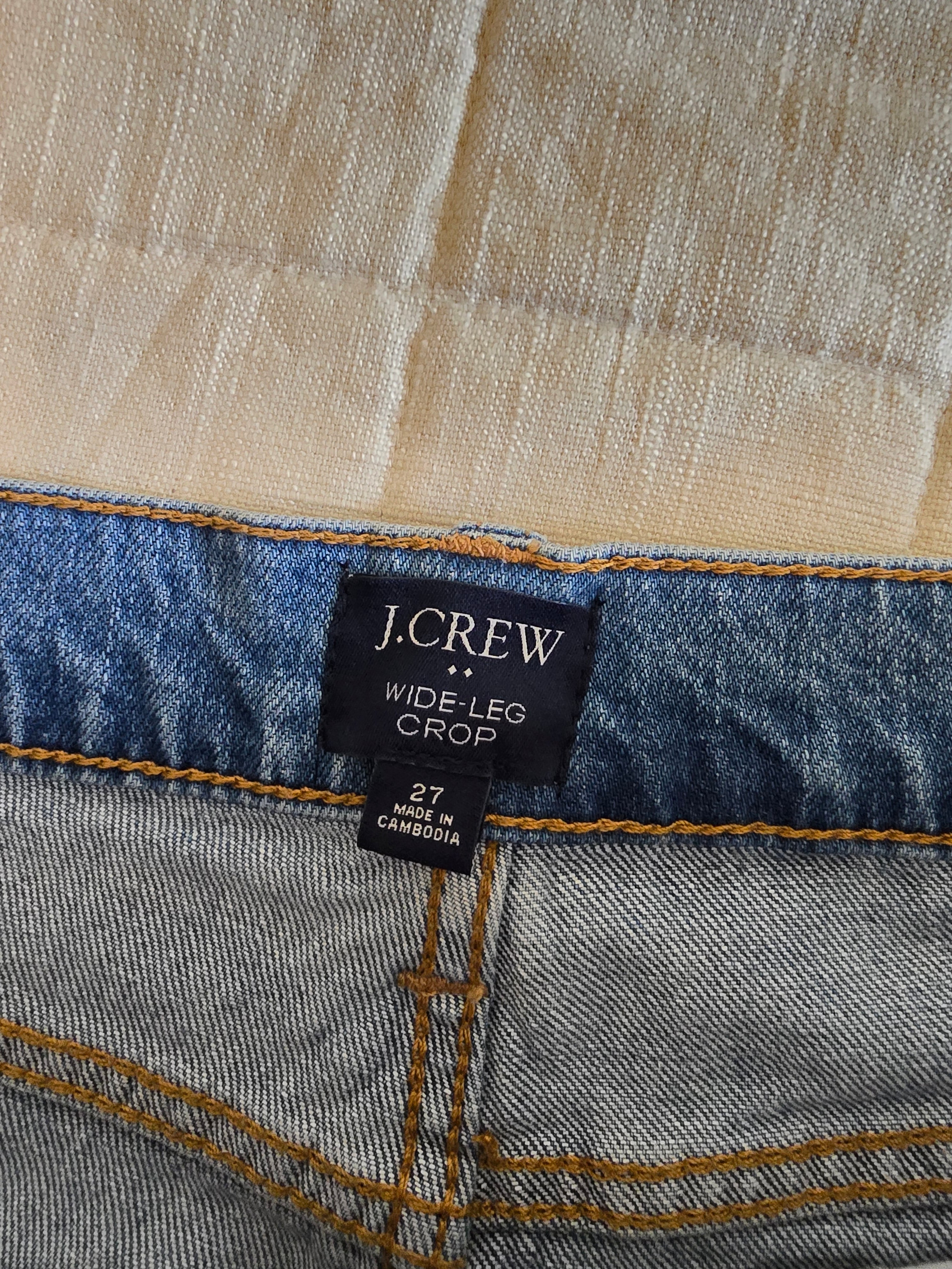 J.Crew Crop Wide Leg Jeans (27)