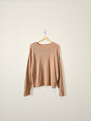 Reformation Camel Sweater (L)