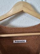 Reformation Camel Sweater (L)