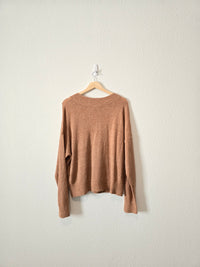 Reformation Camel Sweater (L)