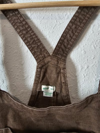 Aerie Olive Cord Overalls (XS)