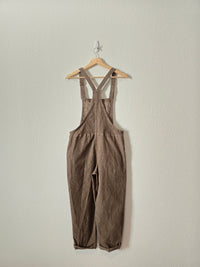 Aerie Olive Cord Overalls (XS)