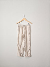 NEW Linen Straight Pants (XS)