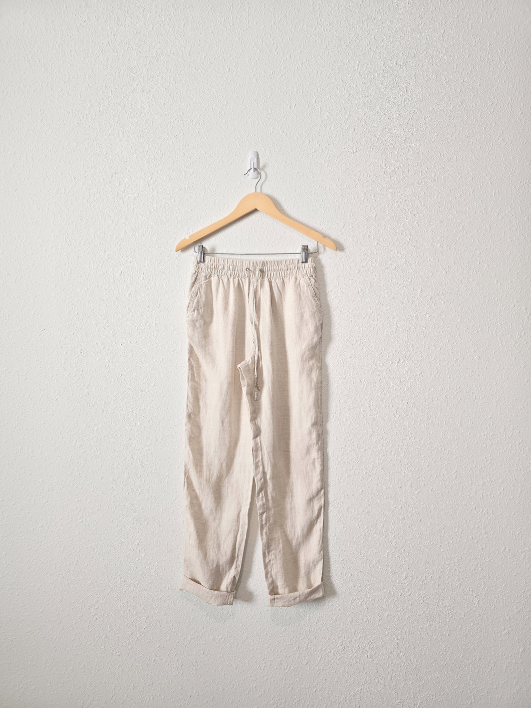 NEW Linen Straight Pants (XS)