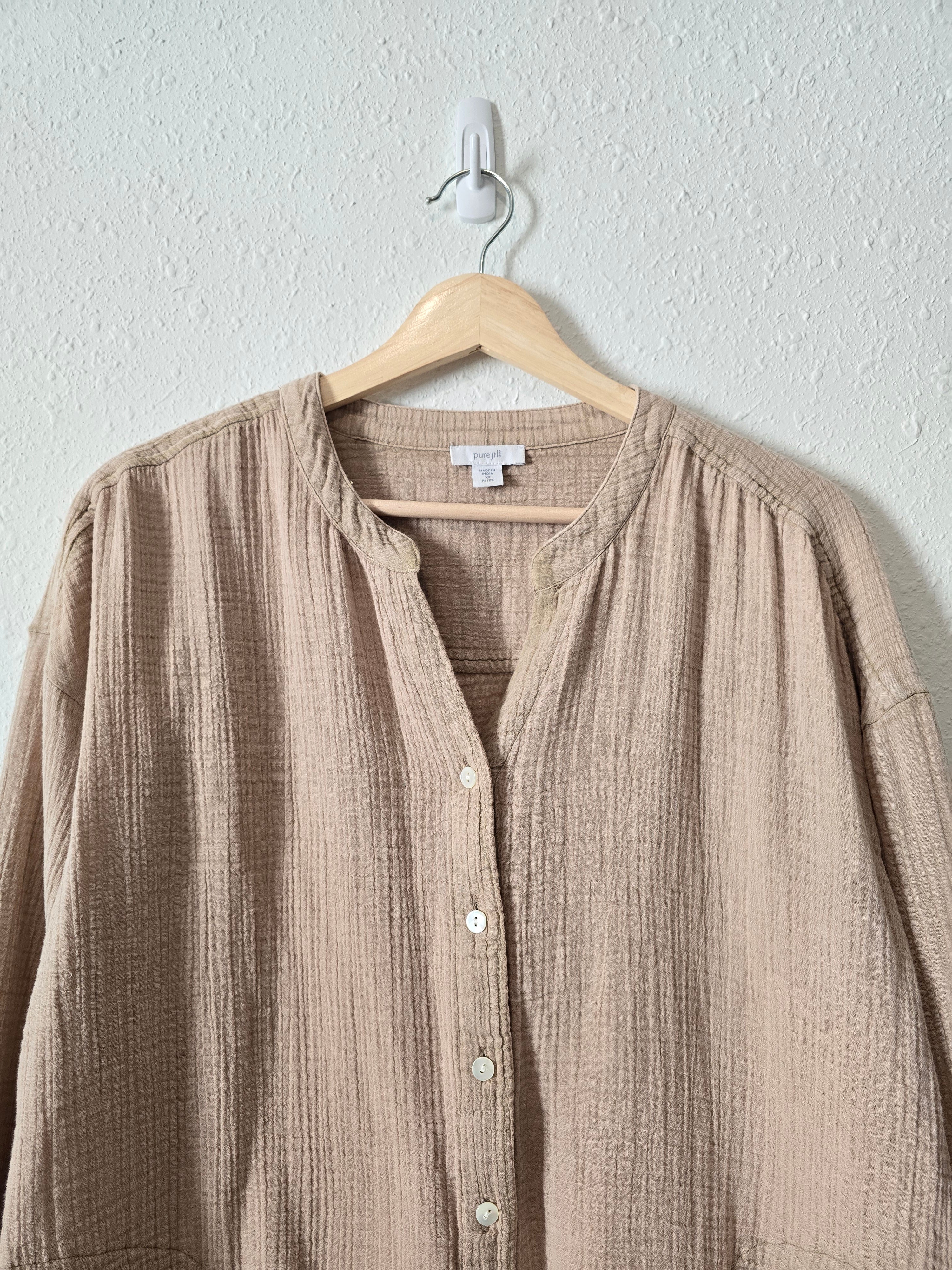 Cotton Gauze Button Up (XSP)