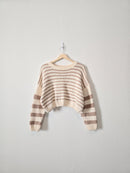 Altar'd State Cozy Striped Sweater (S/M)