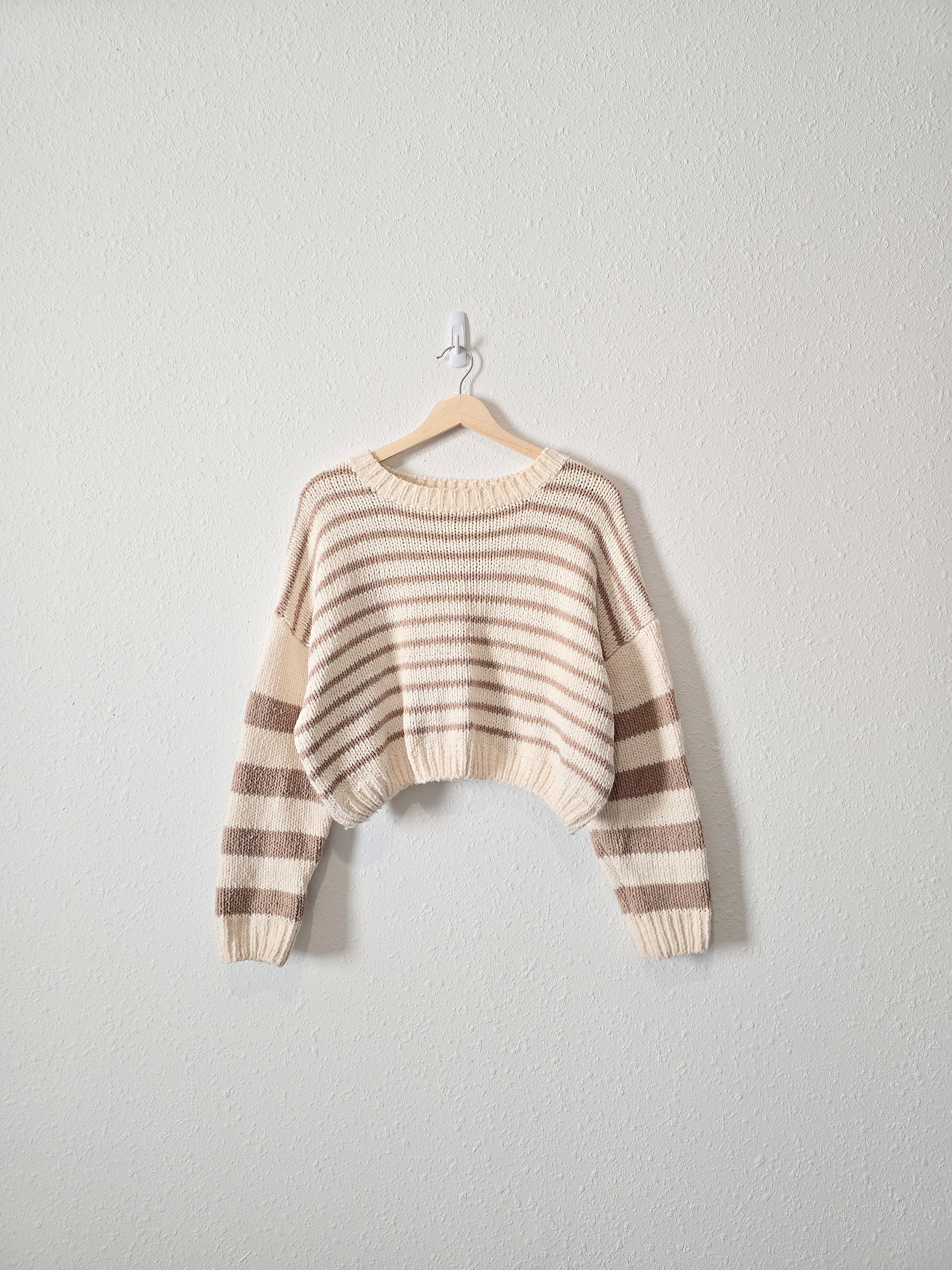 Altar'd State Cozy Striped Sweater (S/M)