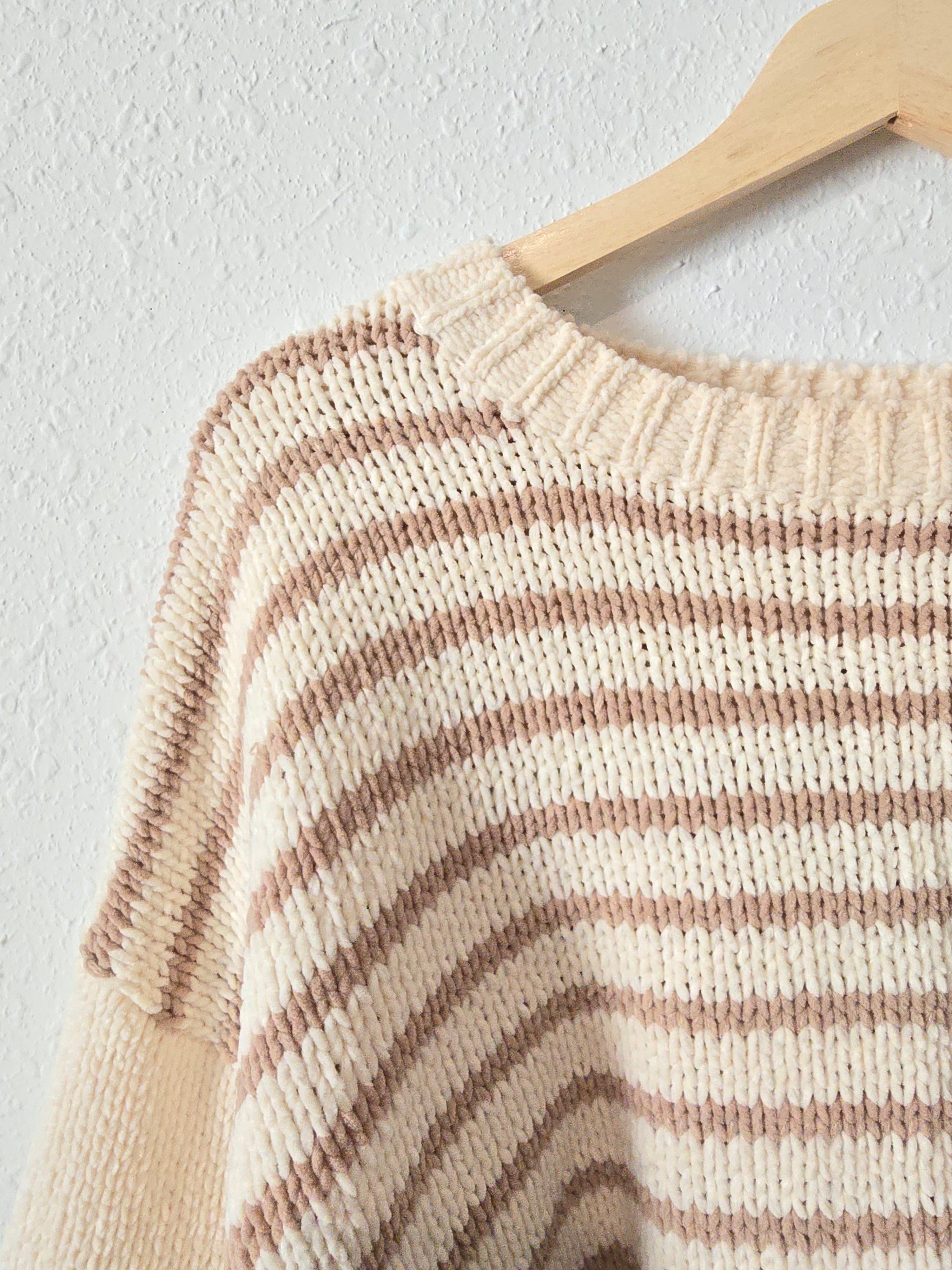 Altar'd State Cozy Striped Sweater (S/M)