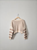 Altar'd State Cozy Striped Sweater (S/M)