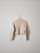 Chunky Knit Cropped Sweater (XS)