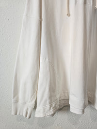 Aerie White Henley Sweatshirt (XXL)