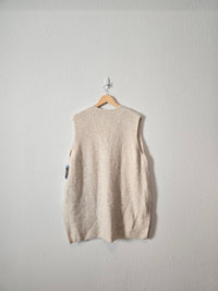 NEW Oversized Sweater Vest (L)