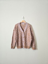 Emory Park Floral Textured Cardigan (L)