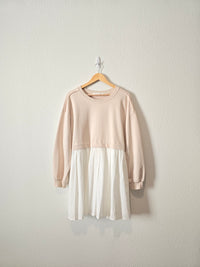 Altar'd State Pleated Sweatshirt Dress (L)