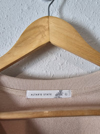 Altar'd State Pleated Sweatshirt Dress (L)