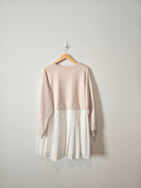 Altar'd State Pleated Sweatshirt Dress (L)