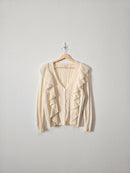 Elan Ruffle Knit Sweater (M)