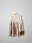 NEW Chunky Colorblock Cardigan (2X)