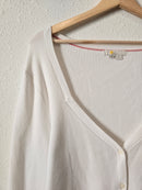 Boden White Ribbed Cardigan (20/22)