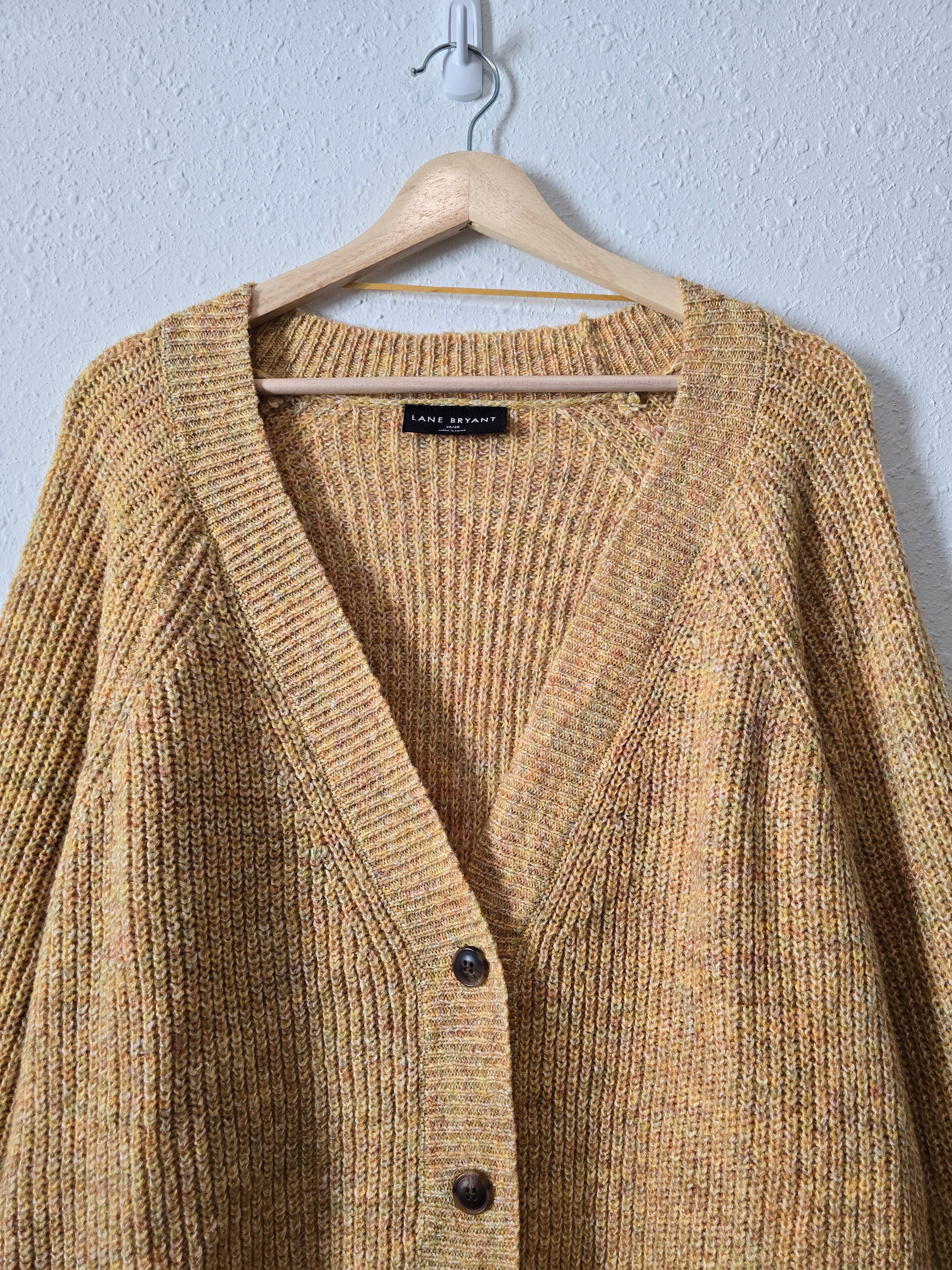 Mustard Puff Sleeve Sweater (26/28)