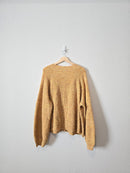 Mustard Puff Sleeve Sweater (26/28)