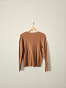 Mate Burnt Orange Henley Tee (XS)