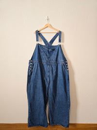 Relaxed Heart Denim Overalls (5X)