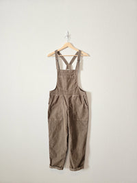 Aerie Olive Cord Overalls (XS)