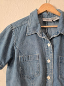 Vintage Denim Button Up Top (M/L)