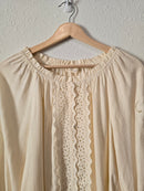 Boutique Floral Eyelet Top (S)