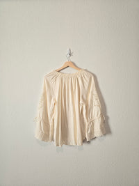 Boutique Floral Eyelet Top (S)