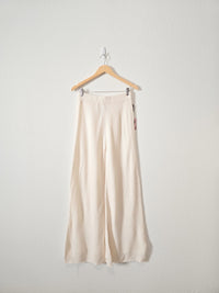 NEW Wide Leg Knit Pants (L)