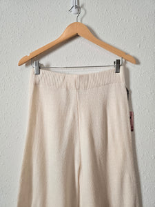 NEW Wide Leg Knit Pants (L)