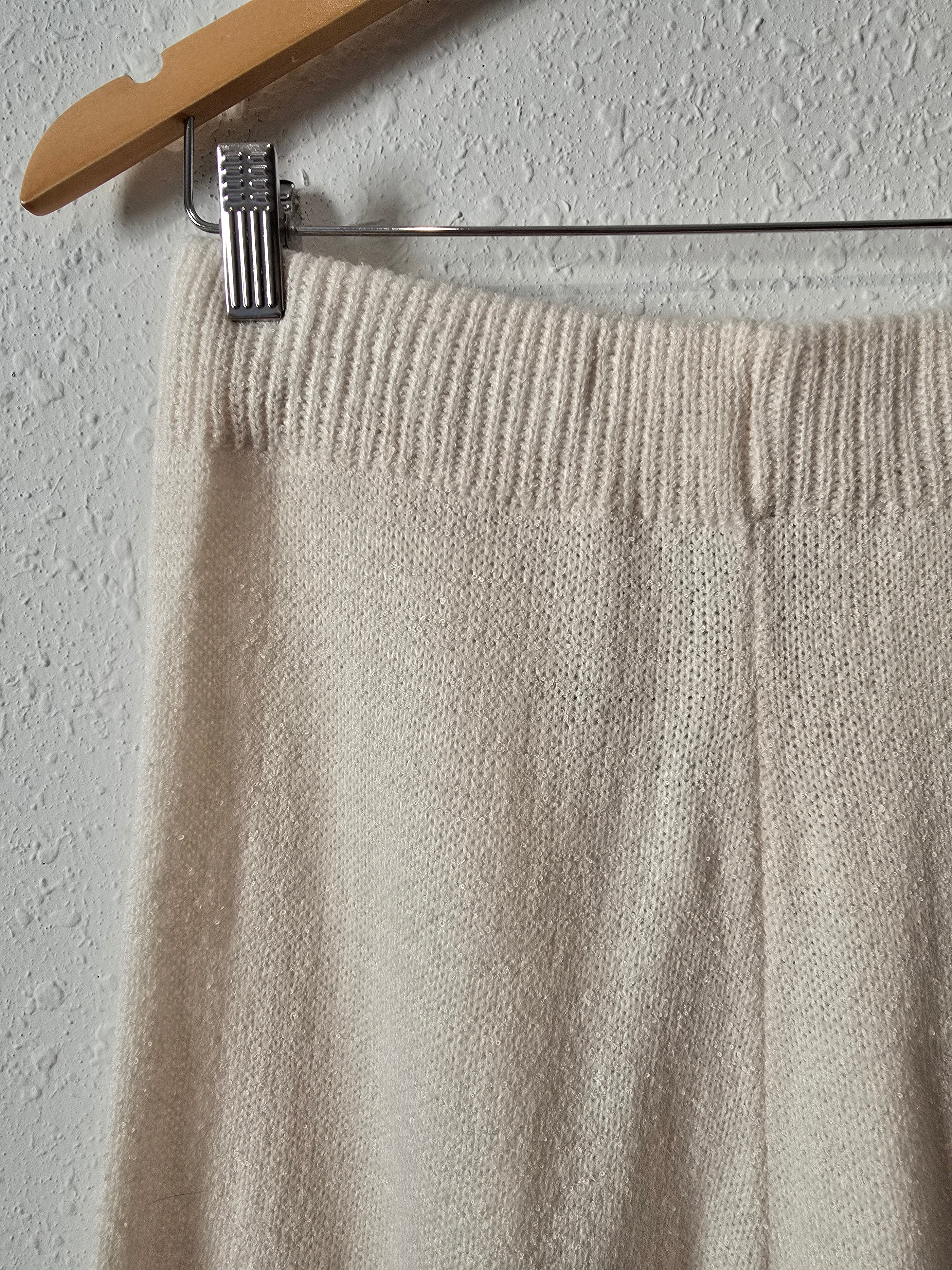 NEW Wide Leg Knit Pants (L)