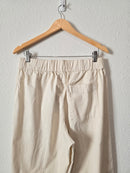 NEW J.Crew Ecru Wide Leg Pants (M)