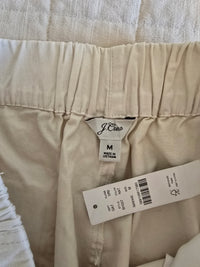 NEW J.Crew Ecru Wide Leg Pants (M)