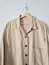 Load image into Gallery viewer, Oversized Button Up Shacket (L)
