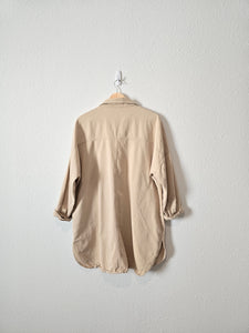 Oversized Button Up Shacket (L)