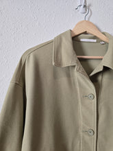 Load image into Gallery viewer, Sage Button Up Shacket (XL)
