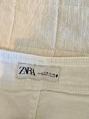 Zara White Wide Leg Jeans (6)