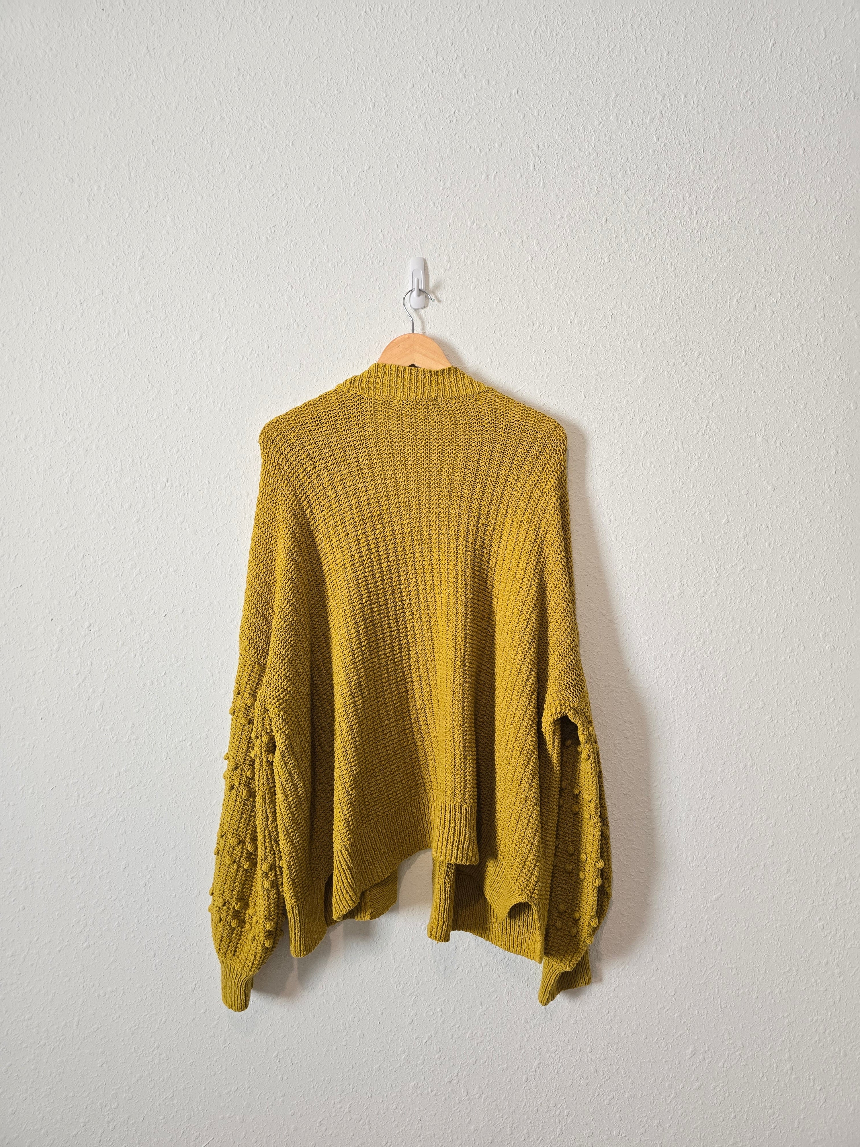 Madewell Mustard Bobble Cardigan (2X/3X)