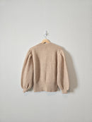 NEW Textured Puff Sleeve Sweater (S)