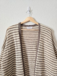 Carly Jean Cozy Striped Cardigan (S/M)