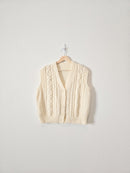 Chunky Cable Knit Sweater Vest (S-XL)