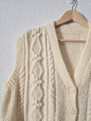 Chunky Cable Knit Sweater Vest (S-XL)