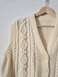 Chunky Cable Knit Sweater Vest (S-XL)